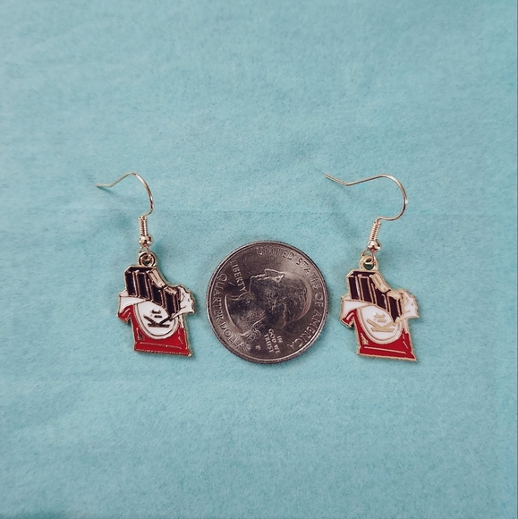 🔮3/$15 Bitten Kit Kat Earrings - Picture 2 of 4